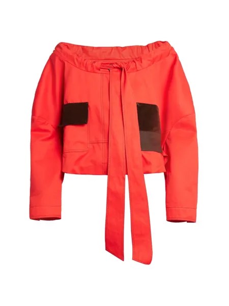 Куртка Utility с карманами и открытыми плечами Meryll Rogge, красный