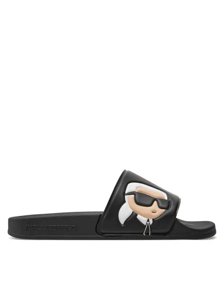 Шлепанцы KARL LAGERFELD, черный