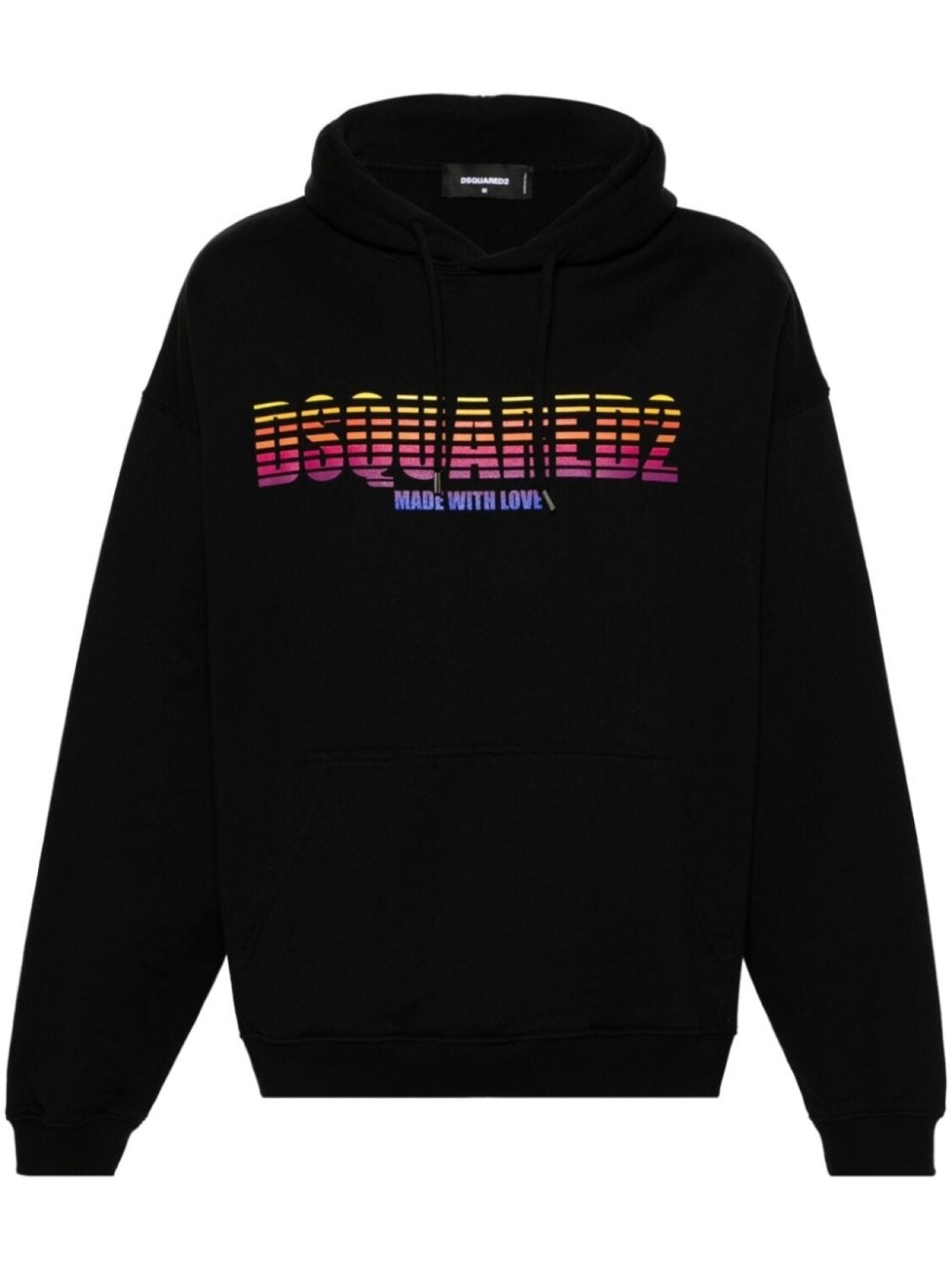 Dsquared2 худи с логотипом, черный
