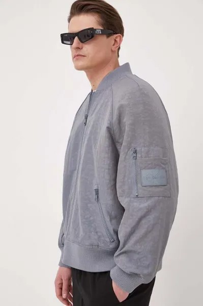 Куртка бомбер Calvin Klein Jeans, серый