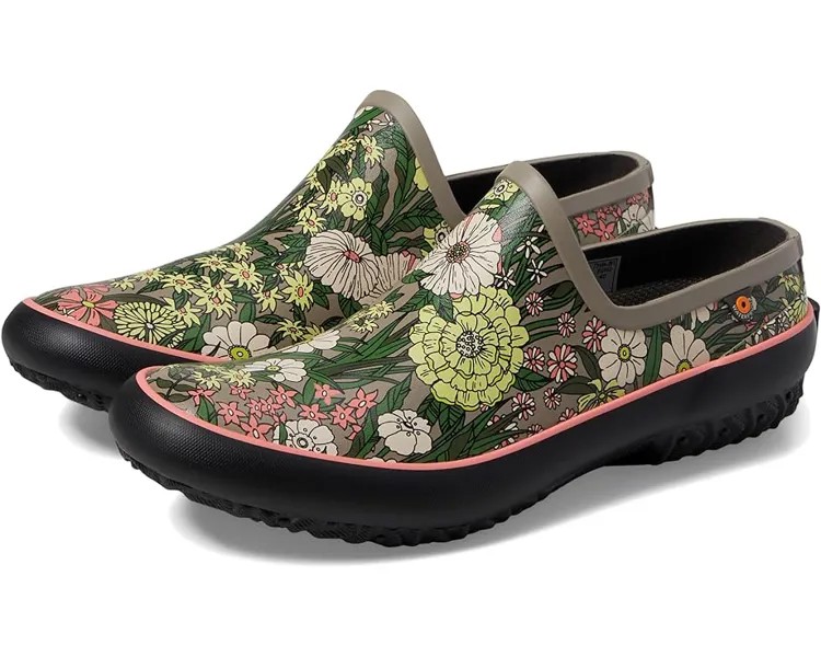Ботинки Bogs Patch Clog - Vintage Floral, тауп
