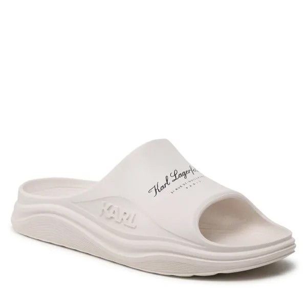 Шлепанцы KARL LAGERFELD KL75007 Off White Eco Eva, экрю
