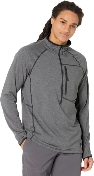 Толстовка Stockrun Grid 1/2 Zip Fleece Burton, цвет True Black