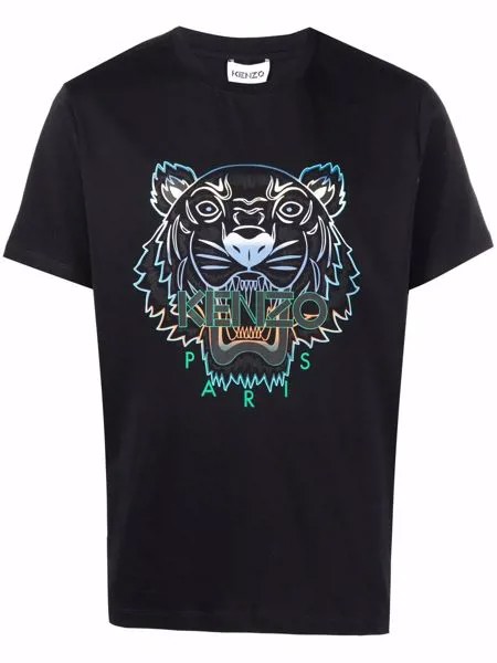 Kenzo футболка с логотипом Tiger
