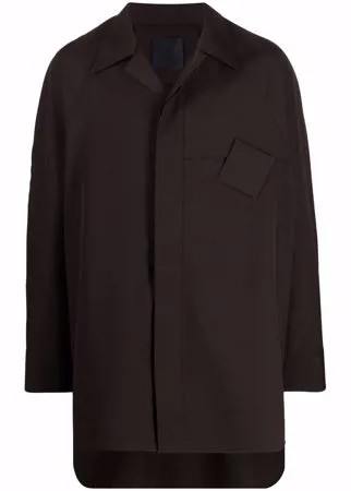 Givenchy шерстяная куртка-рубашка оверсайз