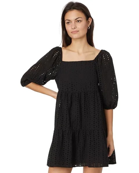 Платье Sanctuary Weekender Babydoll Mini Dress, черный