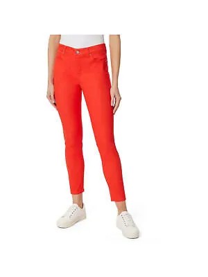 JONES NEW YORK Женские красные джинсы скинни до щиколотки на молнии с карманами 6