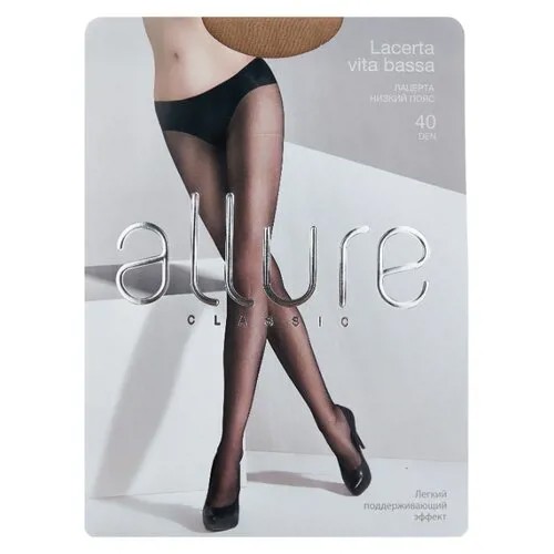 Колготки ALLURE Classic Lacerta Vita Bassa, 40 den, размер 3, caramello (бежевый)