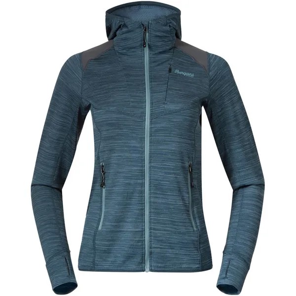 Женская куртка с капюшоном Rabot Active Mid Mid Bergans, синий