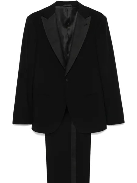 Giorgio Armani костюм с однобортным пиджаком, черный