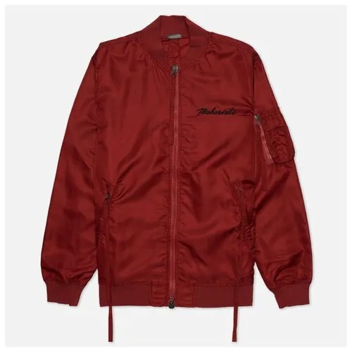 Мужская куртка бомбер maharishi MA Flight Nylon красный , Размер M