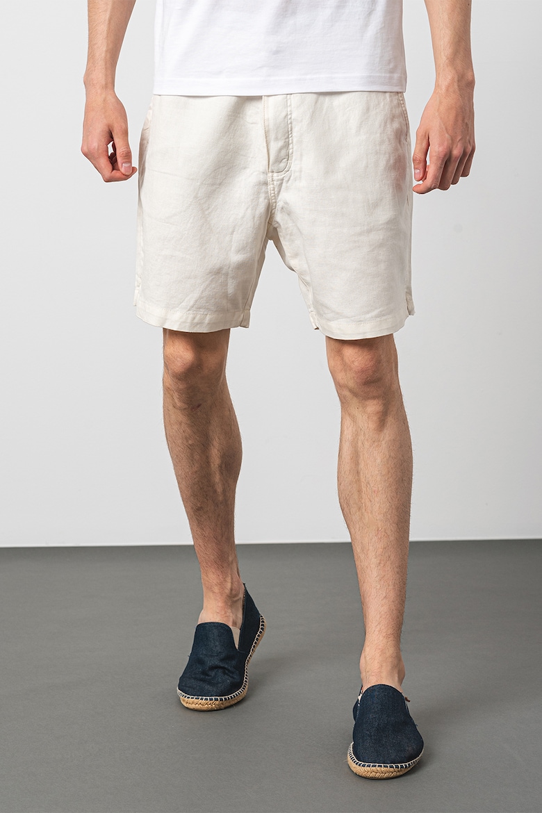 Короткие брюки с льном Esprit, белый