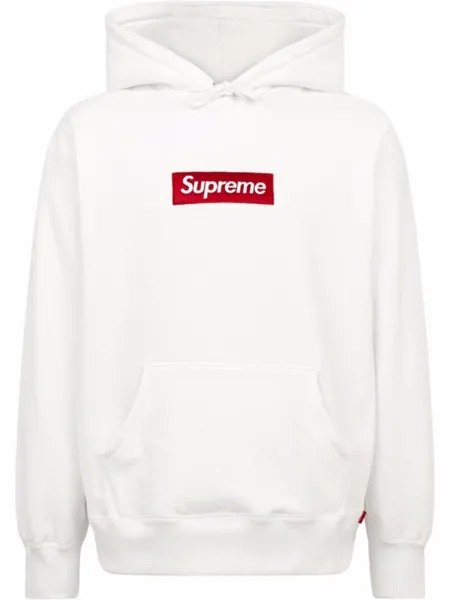 Худи Box Logo из коллекции осень-зима 2021 Supreme, белый