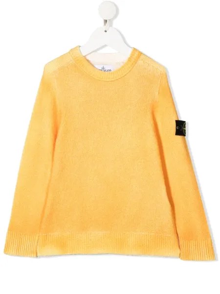 Stone Island Junior джемпер с нашивкой-логотипом