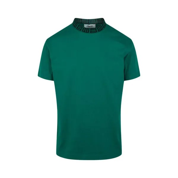 Футболка Ambush Monogram Rib Collar T-Shirt, зеленый