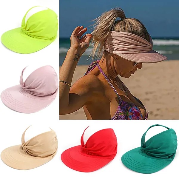Лето Пустая верхняя шляпа Big Brim Hat Outdoor Travel Beach Sun Hats Snapback Caps Мужчины и женщины Козырек Рыбалка Бейсболка Аксессуары