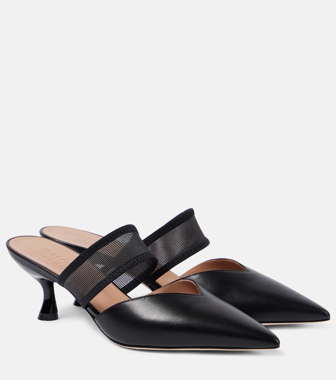 Кожаные туфли Manu 45 Malone Souliers, черный