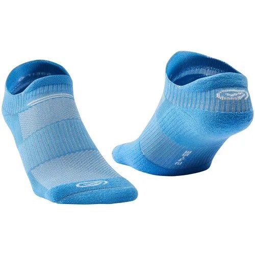 Носки для бега заниженные RUN500 INVISIBLE 2 пары синие KIPRUN Х Decathlon Синий 35/38