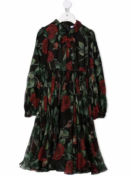 Dolce & Gabbana Kids платье с принтом