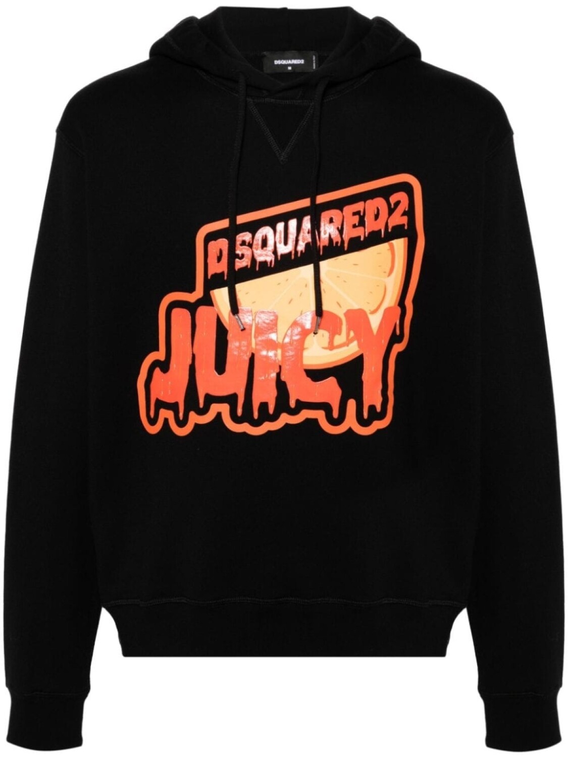 Dsquared2 худи Juicy с логотипом, черный