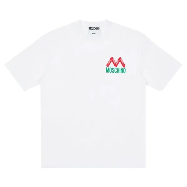 Футболка Palace x Moschino T-Shirt 'White', белый