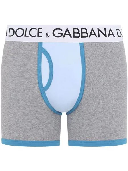 Dolce & Gabbana боксеры в стиле колор-блок с логотипом