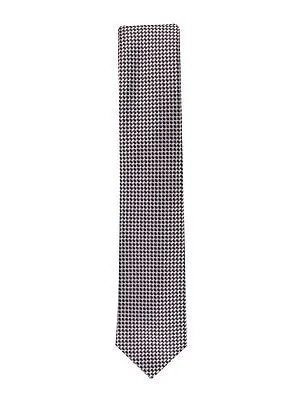 PERRY ELLIS Мужской бежевый классический галстук с абстрактным принтом