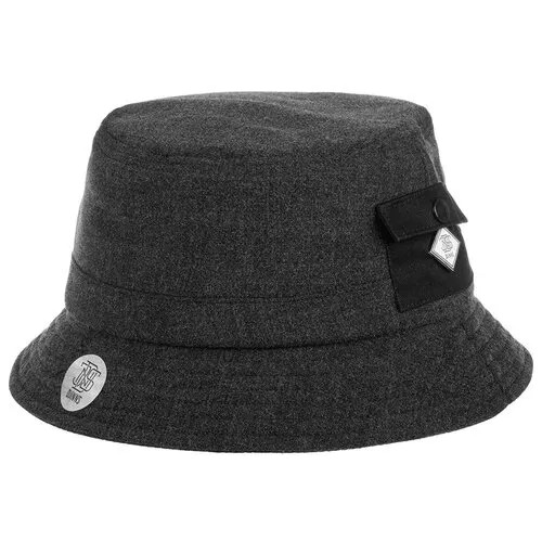 Панама DJINNS арт. Bucket Hat WoolMelange (черный), размер 60