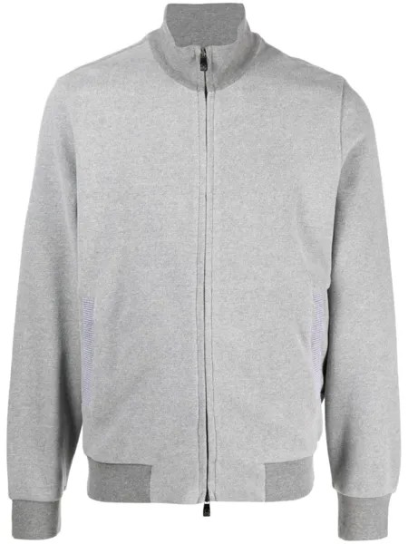 Corneliani толстовка на молнии, серый