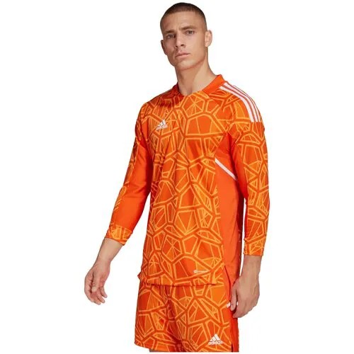 Лонгслив adidas, размер s, оранжевый