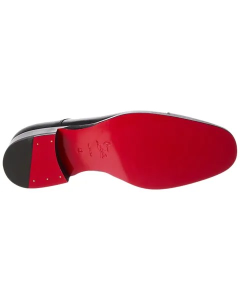 Christian Louboutin Мальтийские кожаные лоферы, черный