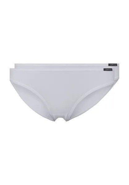 Хлопковые трусы Advantage, 2 шт., этикетка, для женщин SKINY, белый