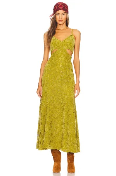 Платье макси House of Harlow 1960 x REVOLVE Francia, цвет Chartreuse Green