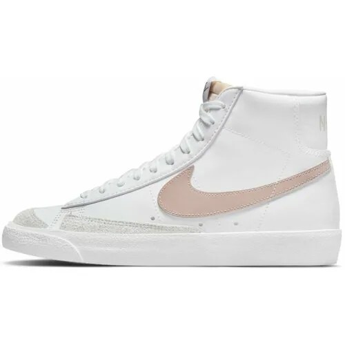 Кеды NIKE Blazer Mid '77, полнота F (EU)/ на среднюю стопу, размер 9.5 US, белый