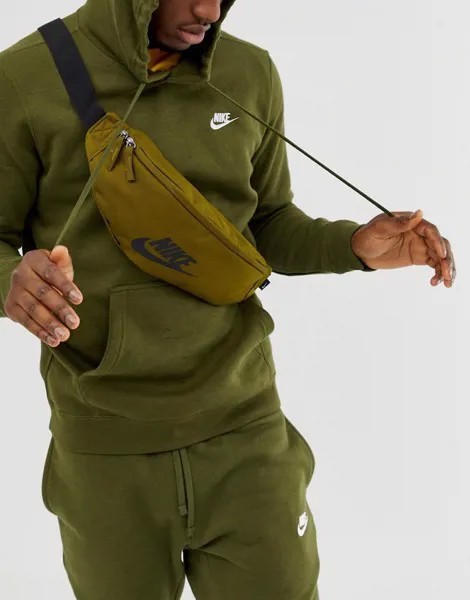 Зеленая сумка-кошелек с логотипом Nike Futura-Зеленый