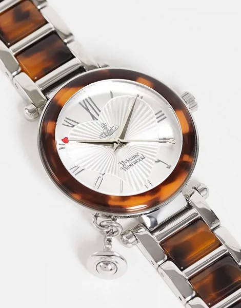 Наручные часы-браслет с подвеской-орбитой Vivienne Westwood-Коричневый цвет