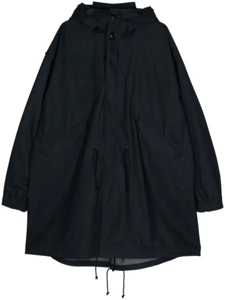 Junya Watanabe MAN плащ из коллаборации с C.P Company, синий
