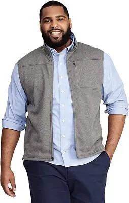 IZOD Мужской пуловер Big - Tall Big Classics с длинными рукавами и четвертью молнией,