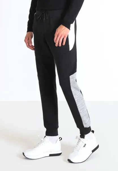 Спортивные брюки Regular Fit С Контрастными Боковыми Полосами Antony Morato, черный