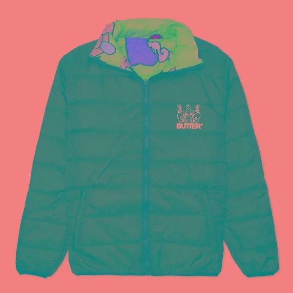 Мужской пуховик Butter Goods Jun Reversible Puffer зелёный, Размер L