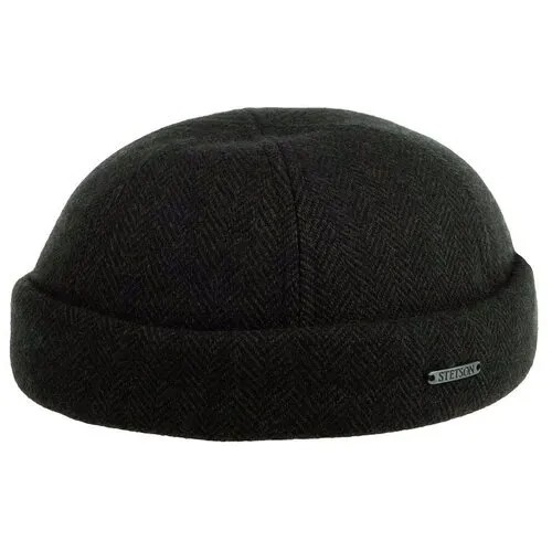 Шапка докер STETSON арт. 8820502 DOCKER WOOL HERRINGBONE (зеленый), Размер:59