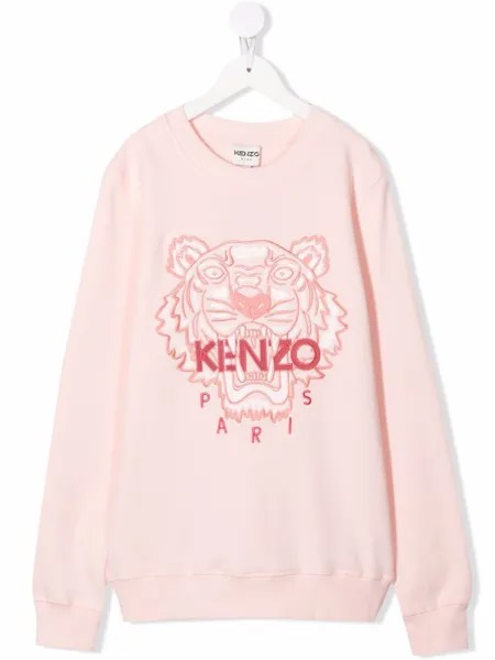 Kenzo Kids толстовка с вышивкой
