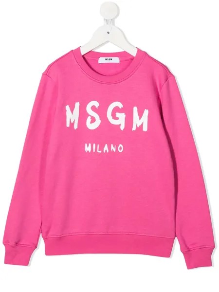 MSGM Kids толстовка с логотипом