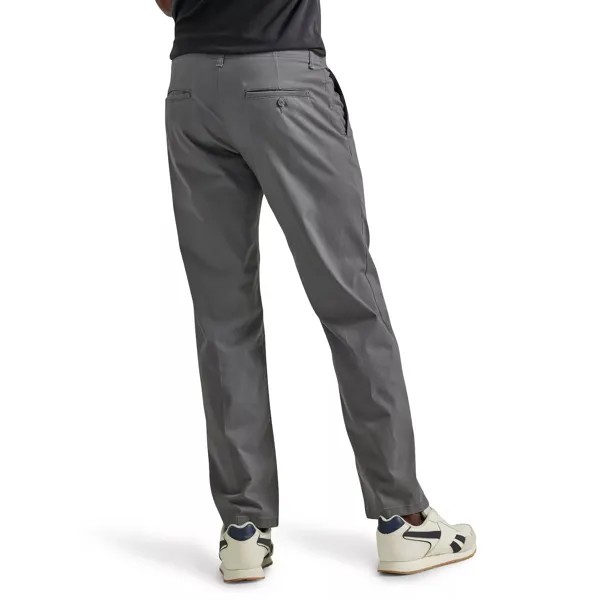 Мужские брюки Lee Performance Series Extreme Comfort цвета хаки прямого кроя с плоской передней частью