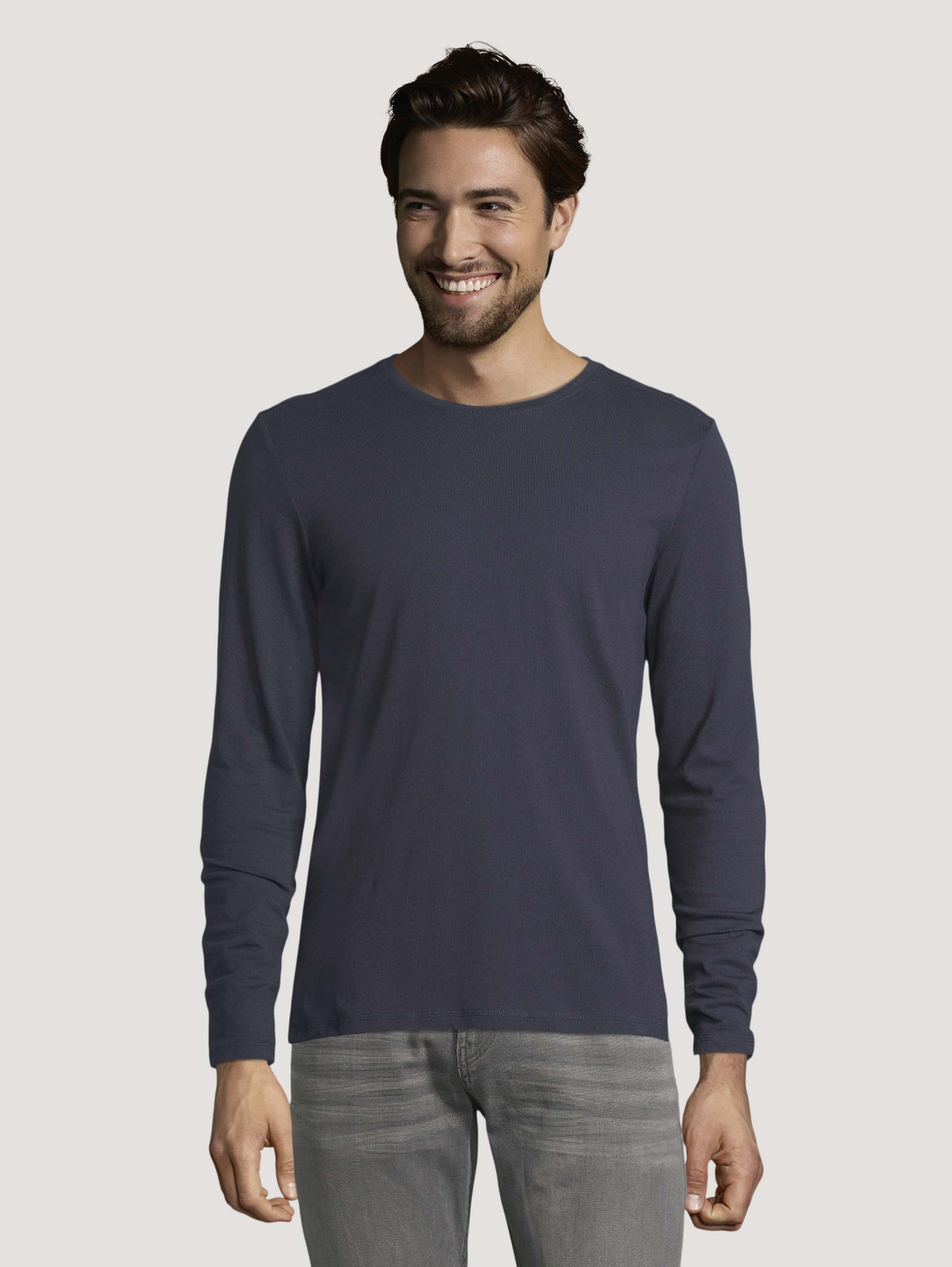 Лонгслив мужской 1029299 TOM TAILOR синий 2XL