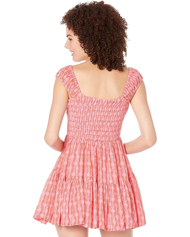 Платье Free People Sweet Annie Mini Dress, цвет Pink Combo