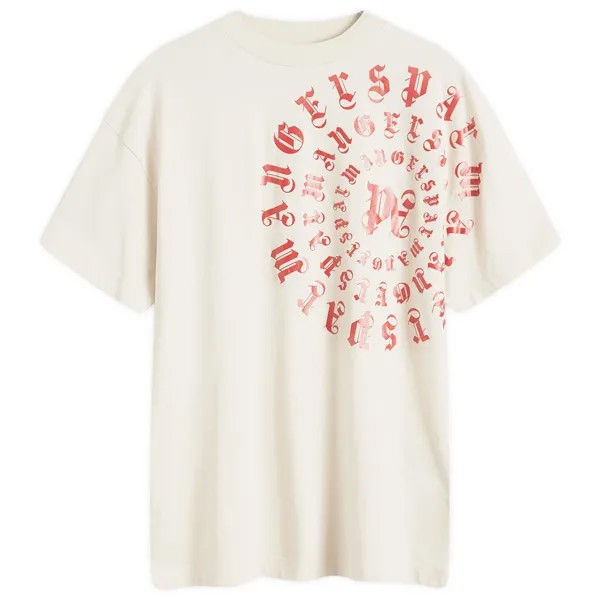 Футболка Palm Angels Vertigo T-Shirt, бежевый