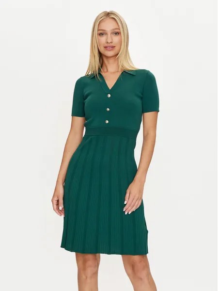 Трикотажное платье regular fit Marciano Guess, зеленый