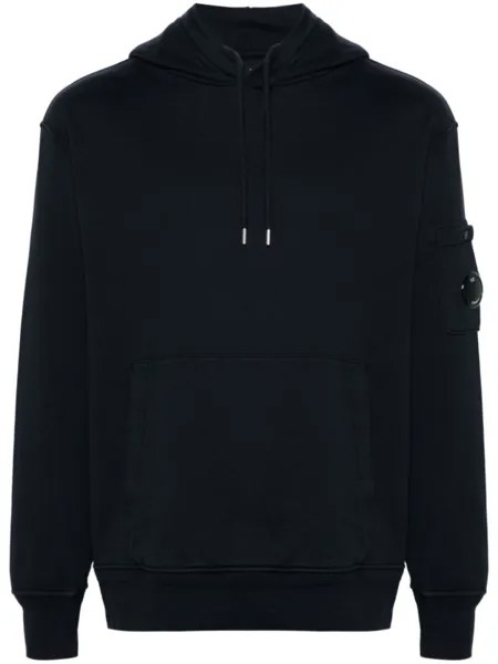 C.P. Company худи Diagonal Fleece, синий