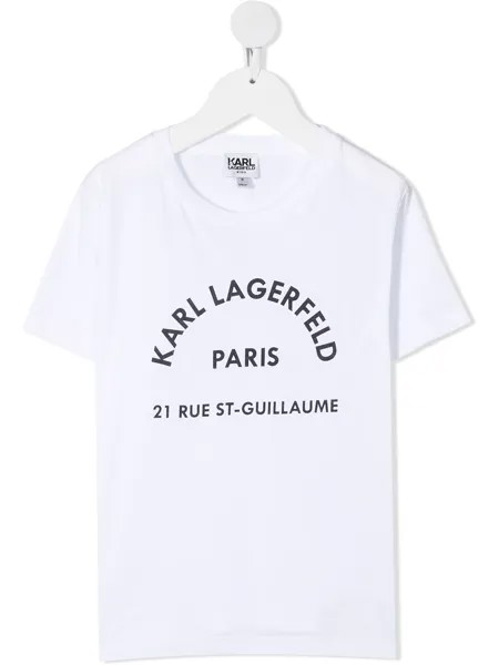 Karl Lagerfeld Kids футболка с логотипом